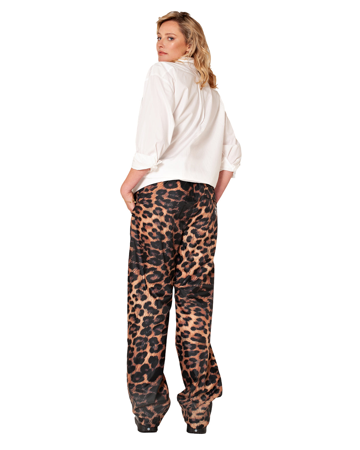 Rain Pants Dark Leopard