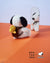 Plush PEANUTS SNOOPY with Woodstock in Backpack 8"
