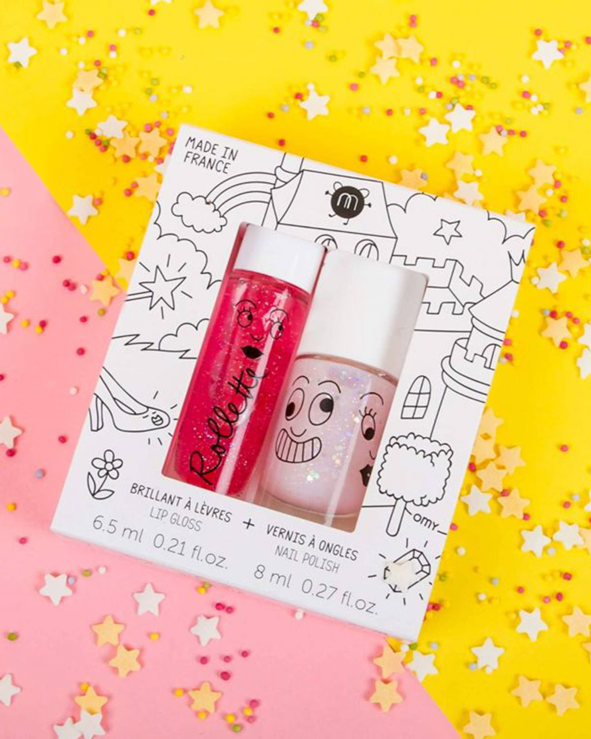 Nail Polish and Lip Gloss Set for Kids FAIRYTALES