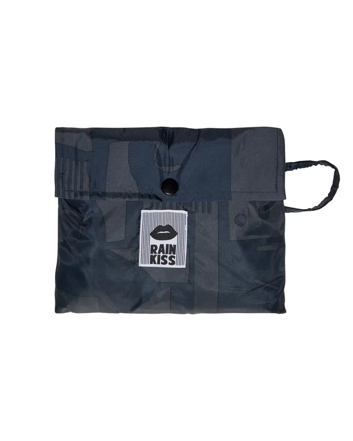 Kids Rain Poncho Back to Black Art Camo