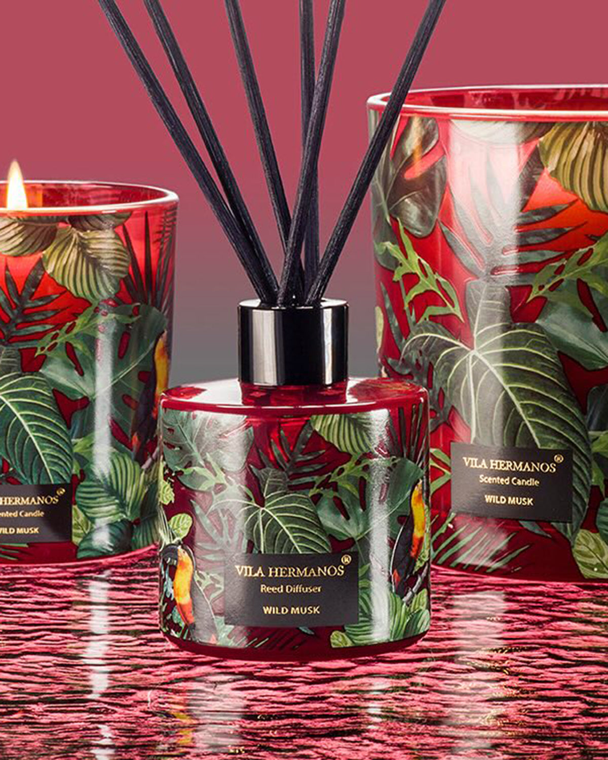 Reed Diffuser JUNGLETOPIA WILD MUSK 100ml 4.92 diam. X 4.92 in