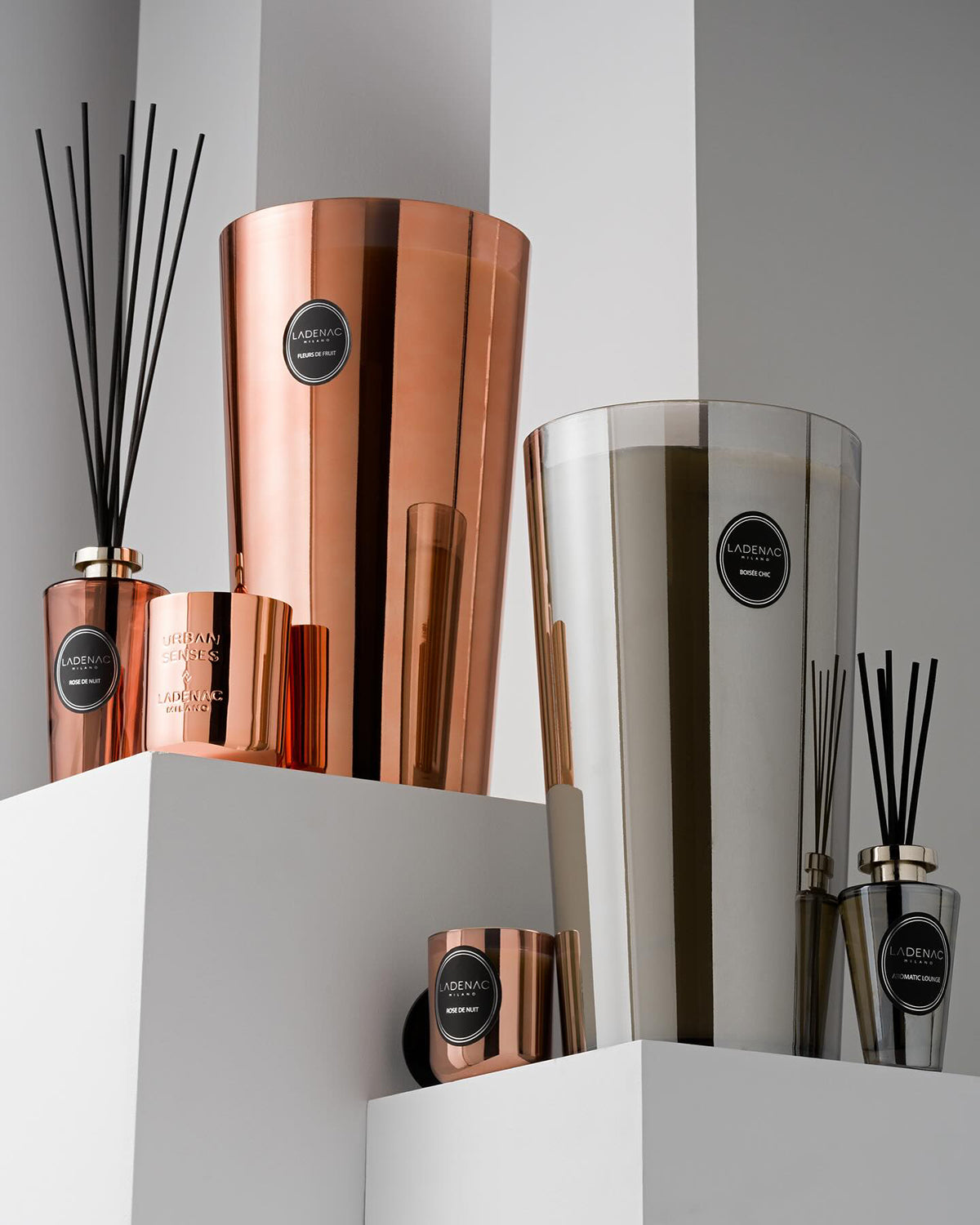 Candle in Jar URBAN SENSES  18.5lb Rose De Nuit Rose Gold