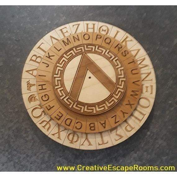 Mini Spartan Cipher Wheel for Escape Rooms