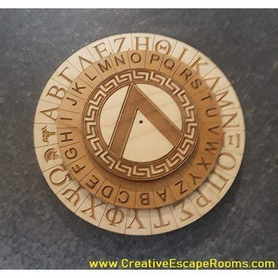 Mini Spartan Cipher Wheel for Escape Rooms