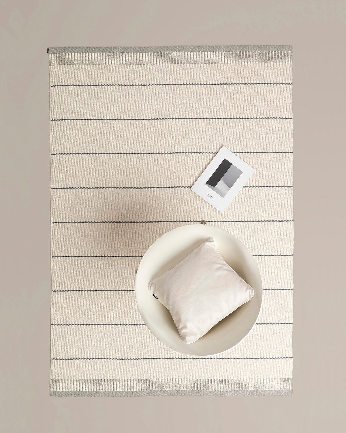 Rug BELLE Warm Grey 7.5 x 10.5 ft