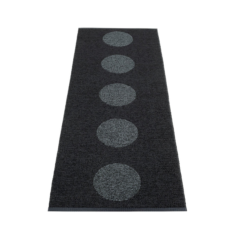 Rug VERA 2.0 Black/Black met.