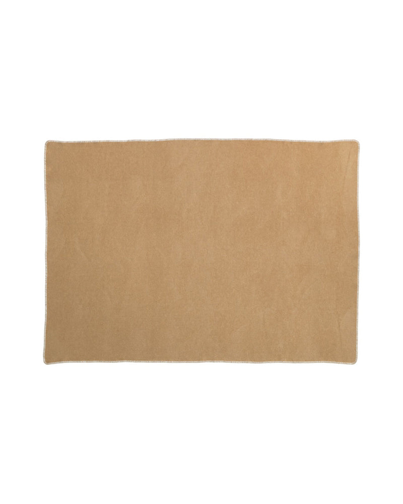 Blanket YLVA Ochre/Cream