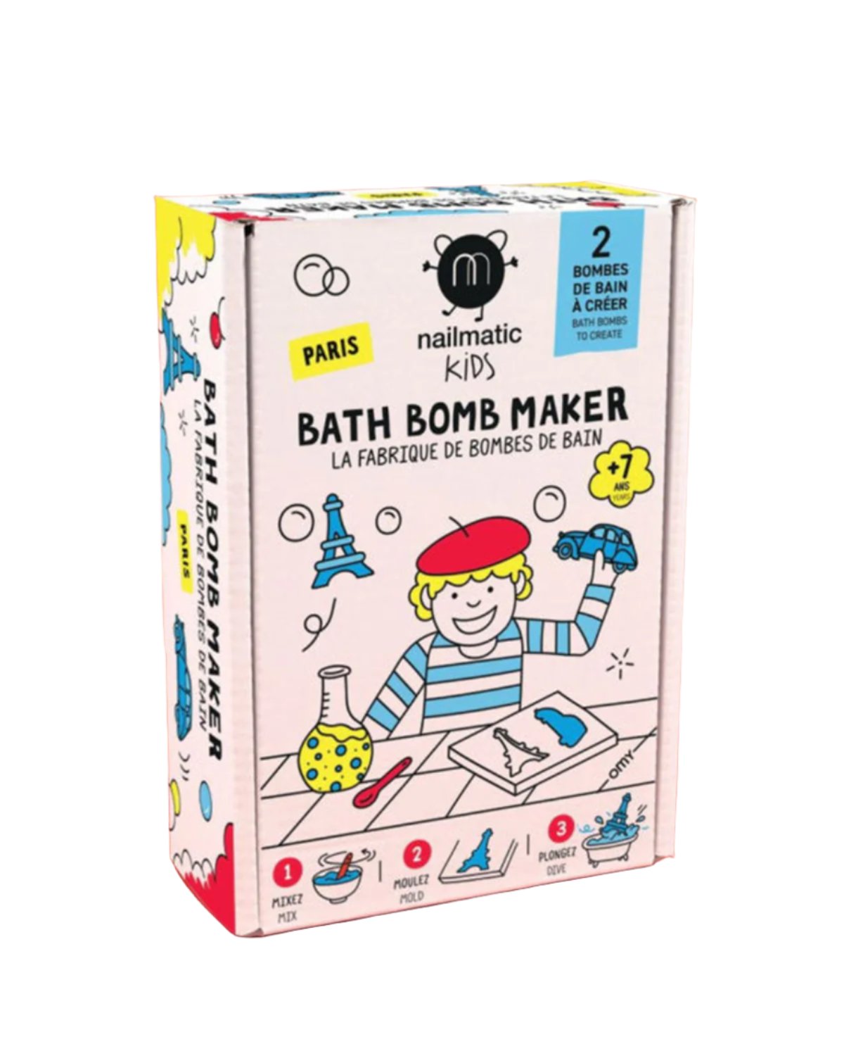 Nailmatic Bath Bomb Maker Kit for Kids PARIS