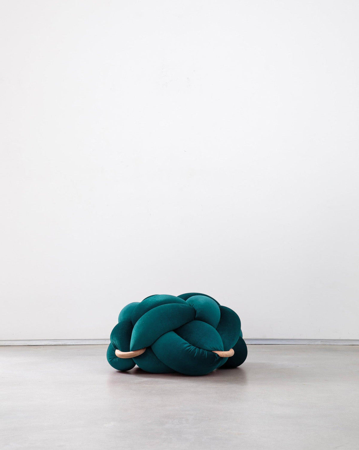 (M) Petrol Knot Ottoman
