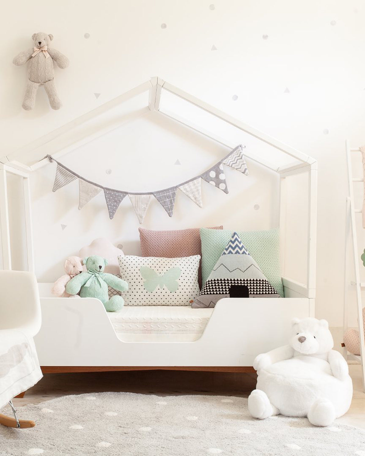 Cushion TEEPEE Light Blue