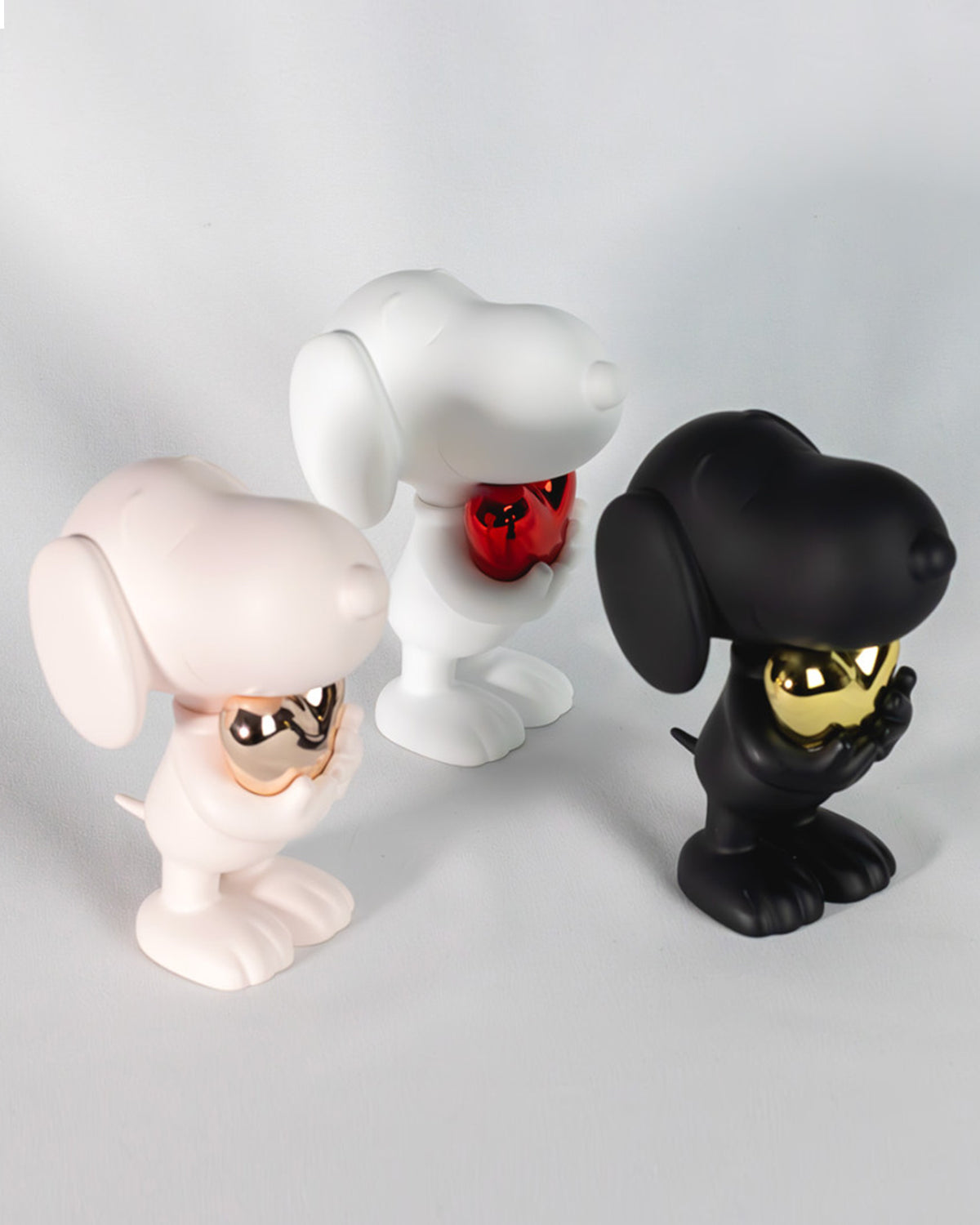 Set of 3 Snoopy Heart - LD Studio - Multi - 4 in