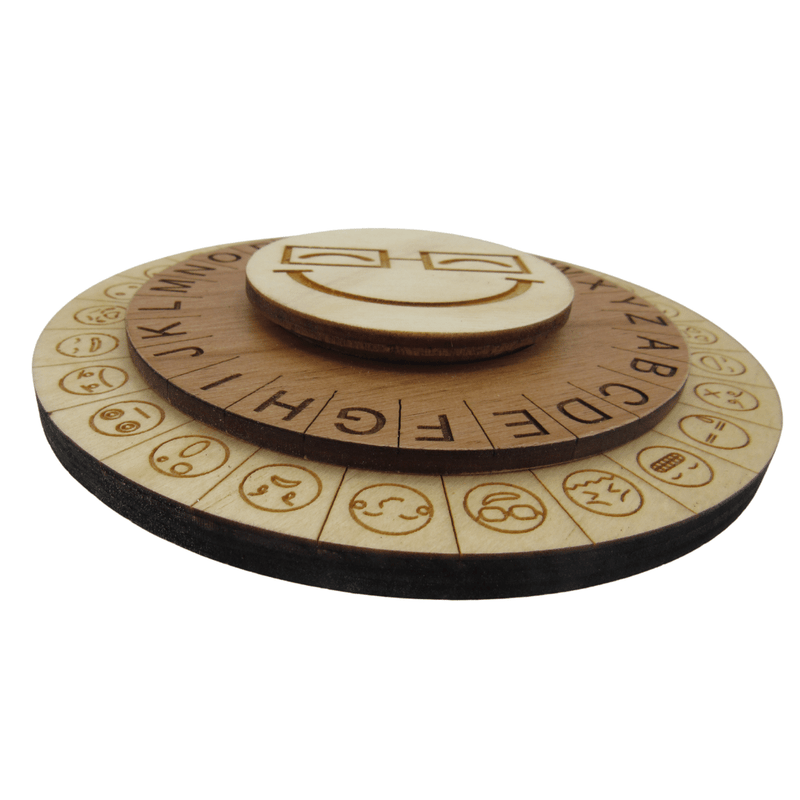 Smiley Face Cipher Wheel - Escape Room Prop and Decoder Disk