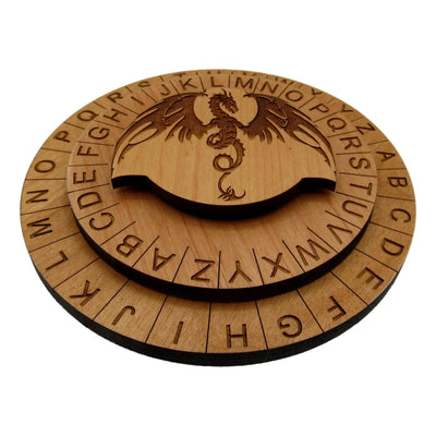 Dungeons and Dragons Gift - The Dragons Cipher Wheel