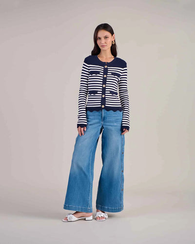 Women's Cardigan VIKI Dark Navy Size XL