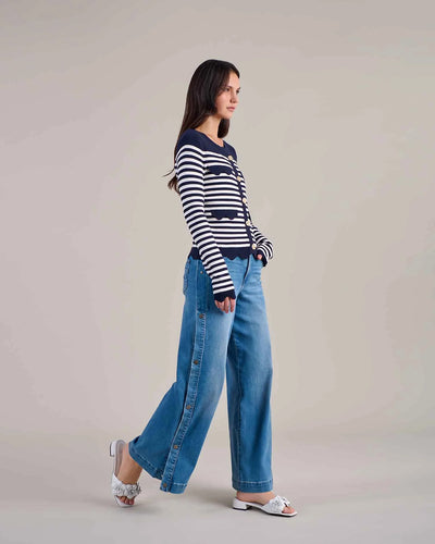 Women's Cardigan VIKI Dark Navy Size XL