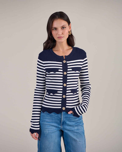 Women's Cardigan VIKI Dark Navy Size XL