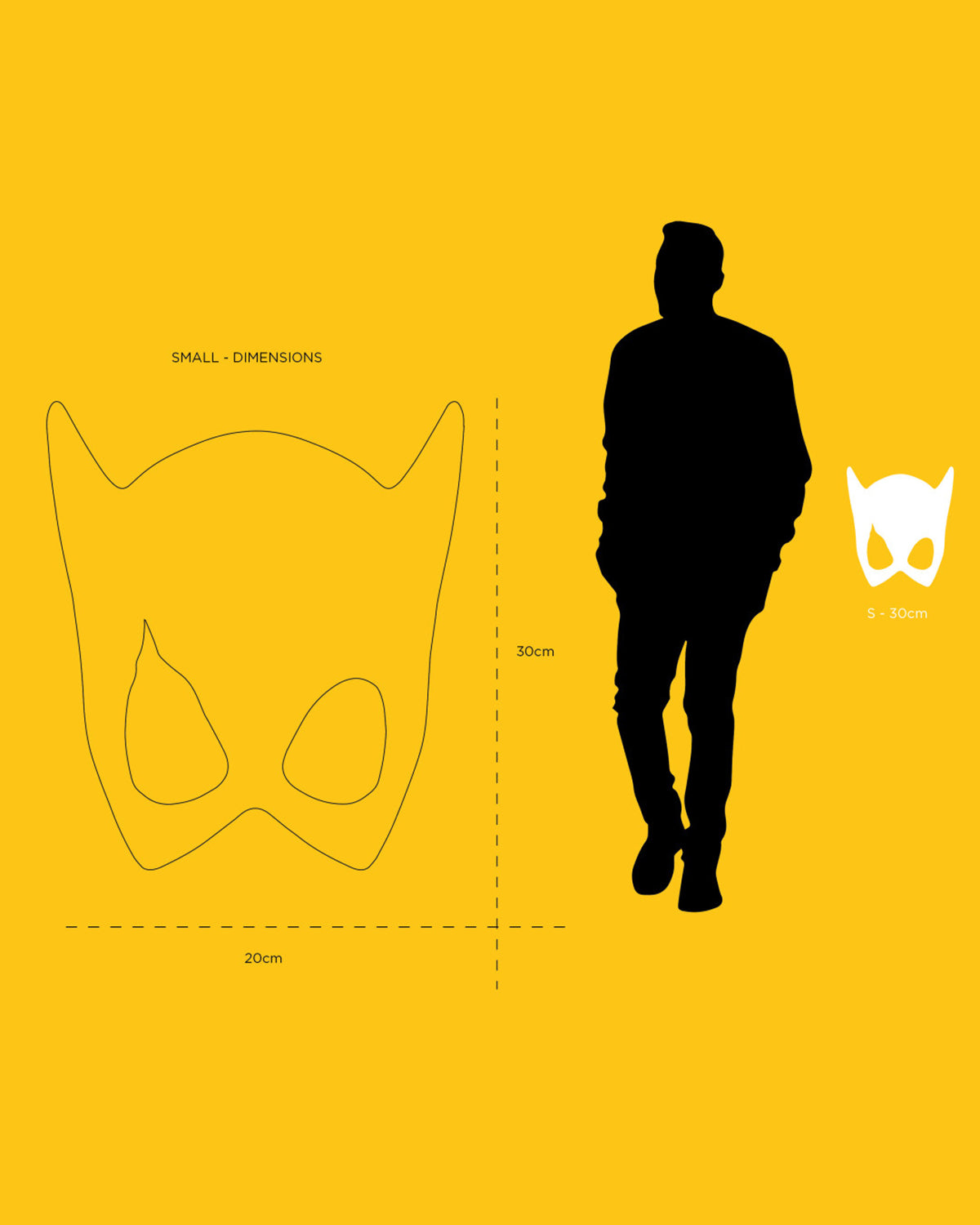 Wall Mask Catwoman - LD Studio - 11 in