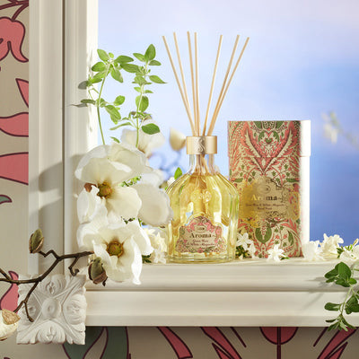 Aroma Reed Diffuser Green Rose & White Magnolia 8.3oz (245mL)