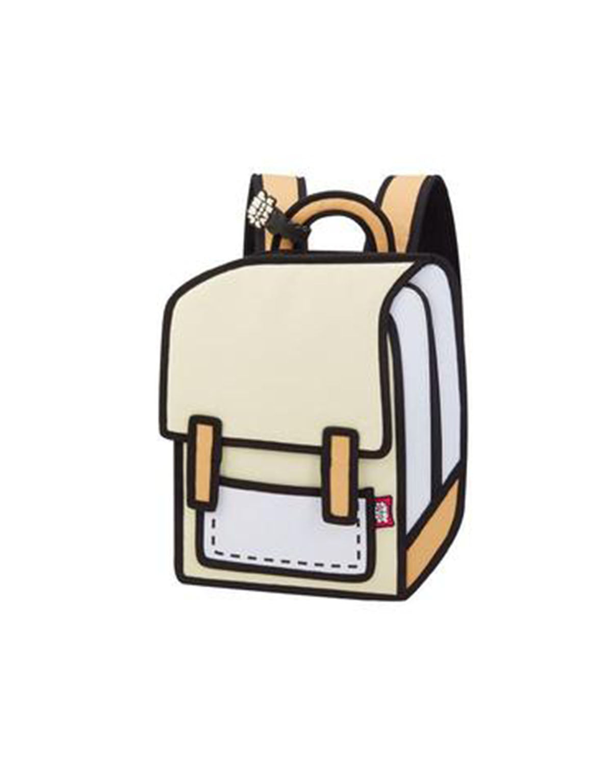 Jump From Paper 2D Backpack SPACEMAN JUNIOR INFLUENCER Brown Rice