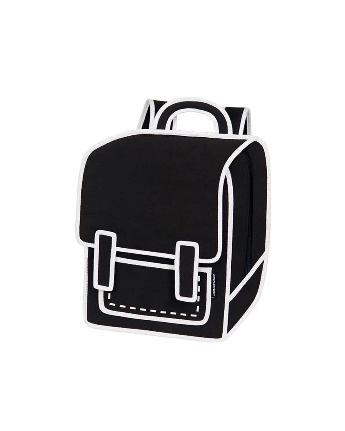 Jump From Paper 2D Backpack SPACEMAN GRAFFITI Black