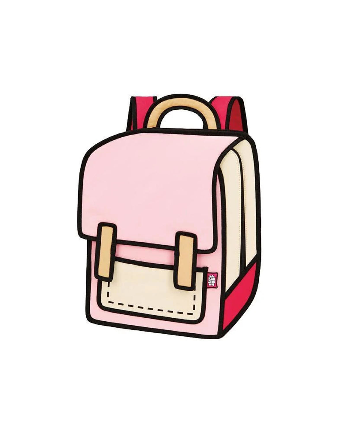 Jump From Paper 2D Backpack SPACEMAN COO COO Pink