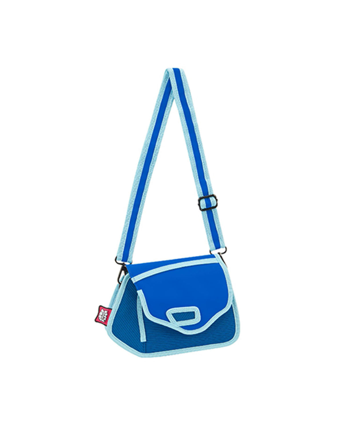 Jump From Paper 2D Shoulder Bag CLICKY Aqua Sky Blue