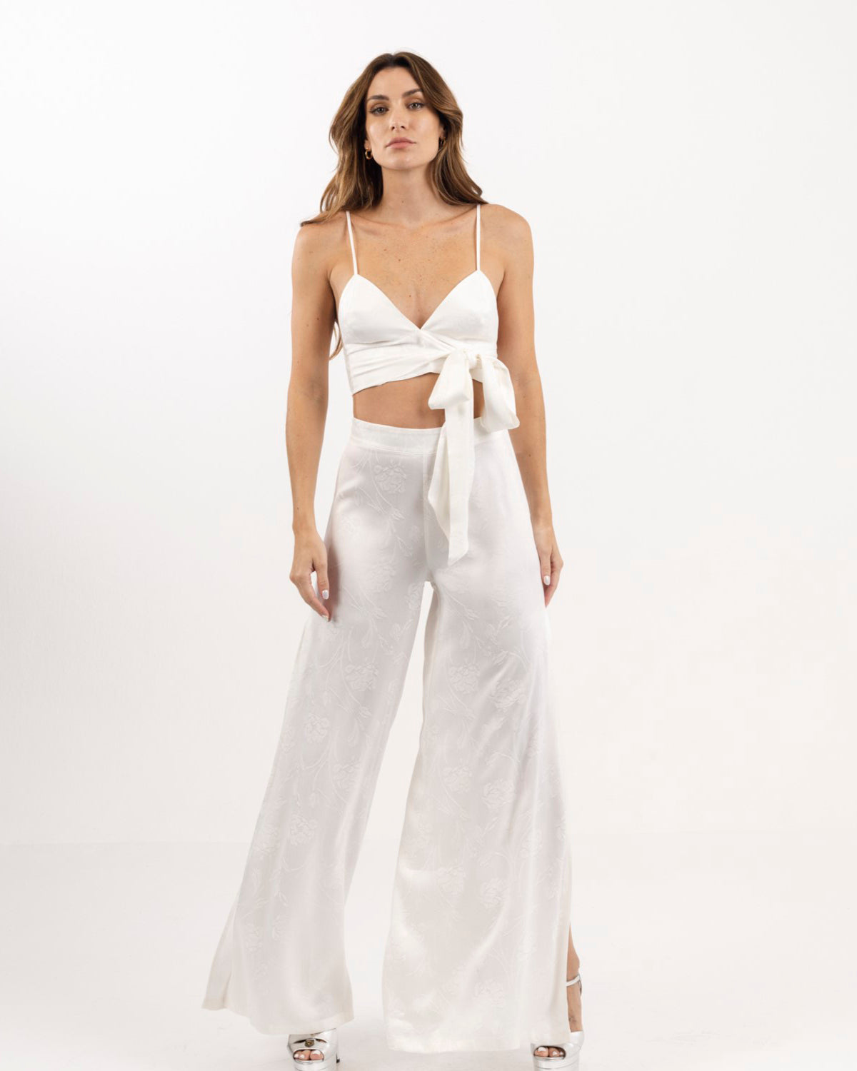 niLuu Women's HERA Flared Pants MAGNOLIA