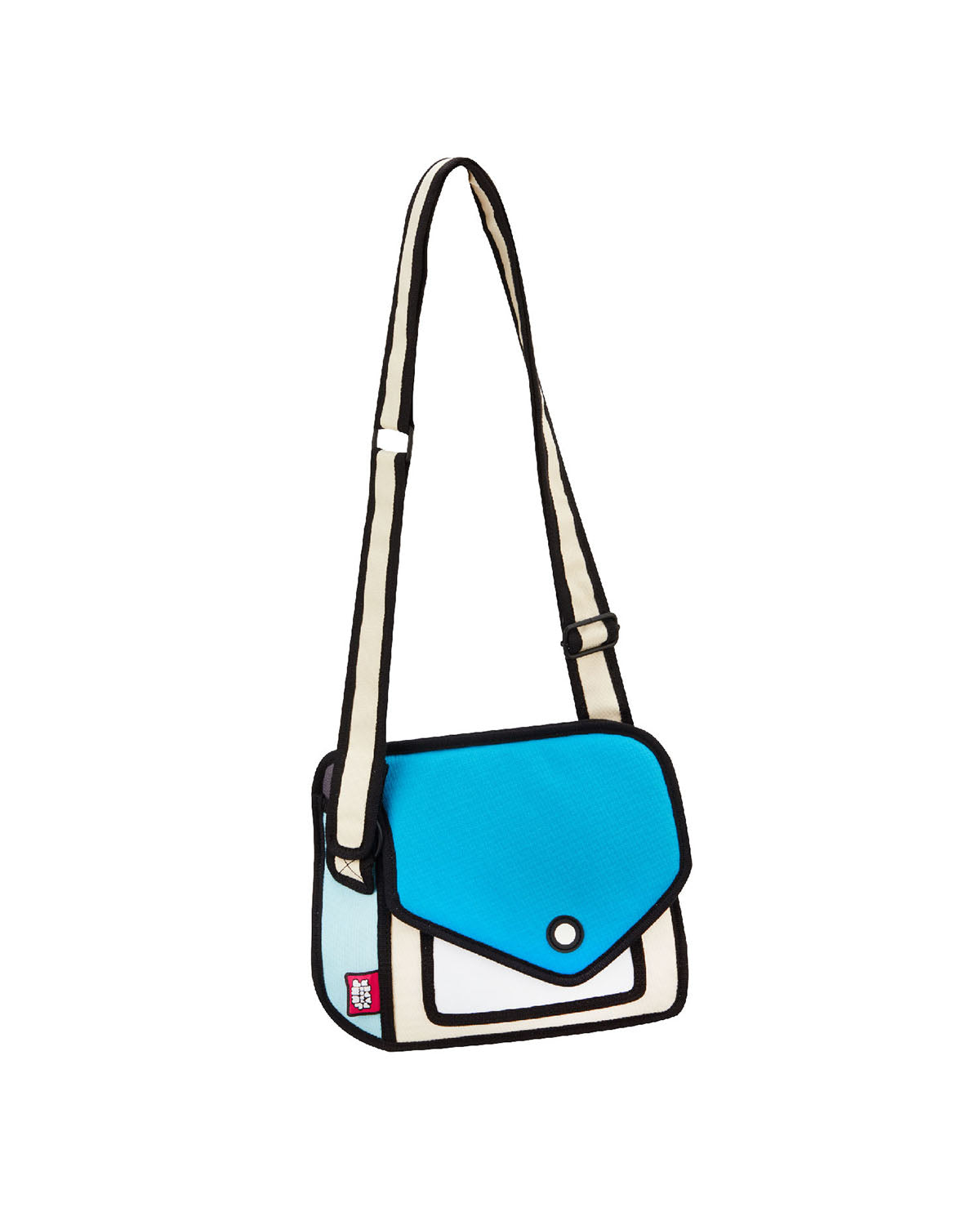 Jump From Paper 2D Shoulder Bag GIGGLE COLOR ME IN Airy Blue