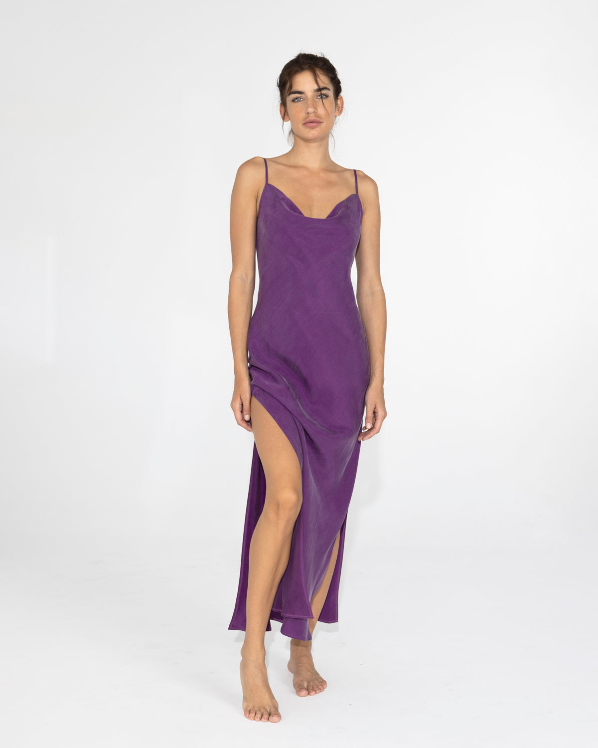 niLuu Women's Slip Dress CHARLOTTE VIOLET