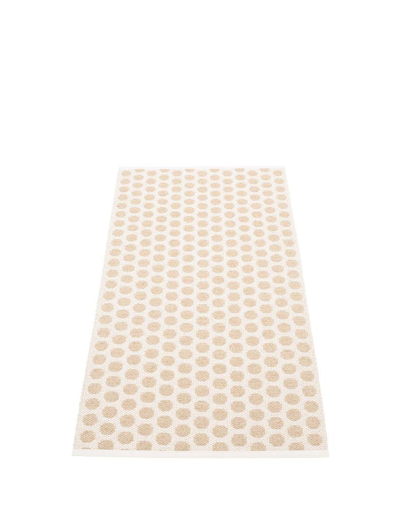 Pappelina Rug NOA Beige/Vanilla/Vanilla stripe