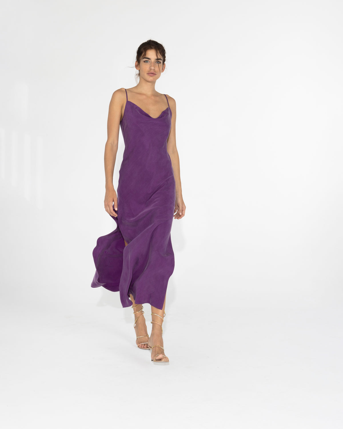 niLuu Women's Slip Dress CHARLOTTE Violet Size L