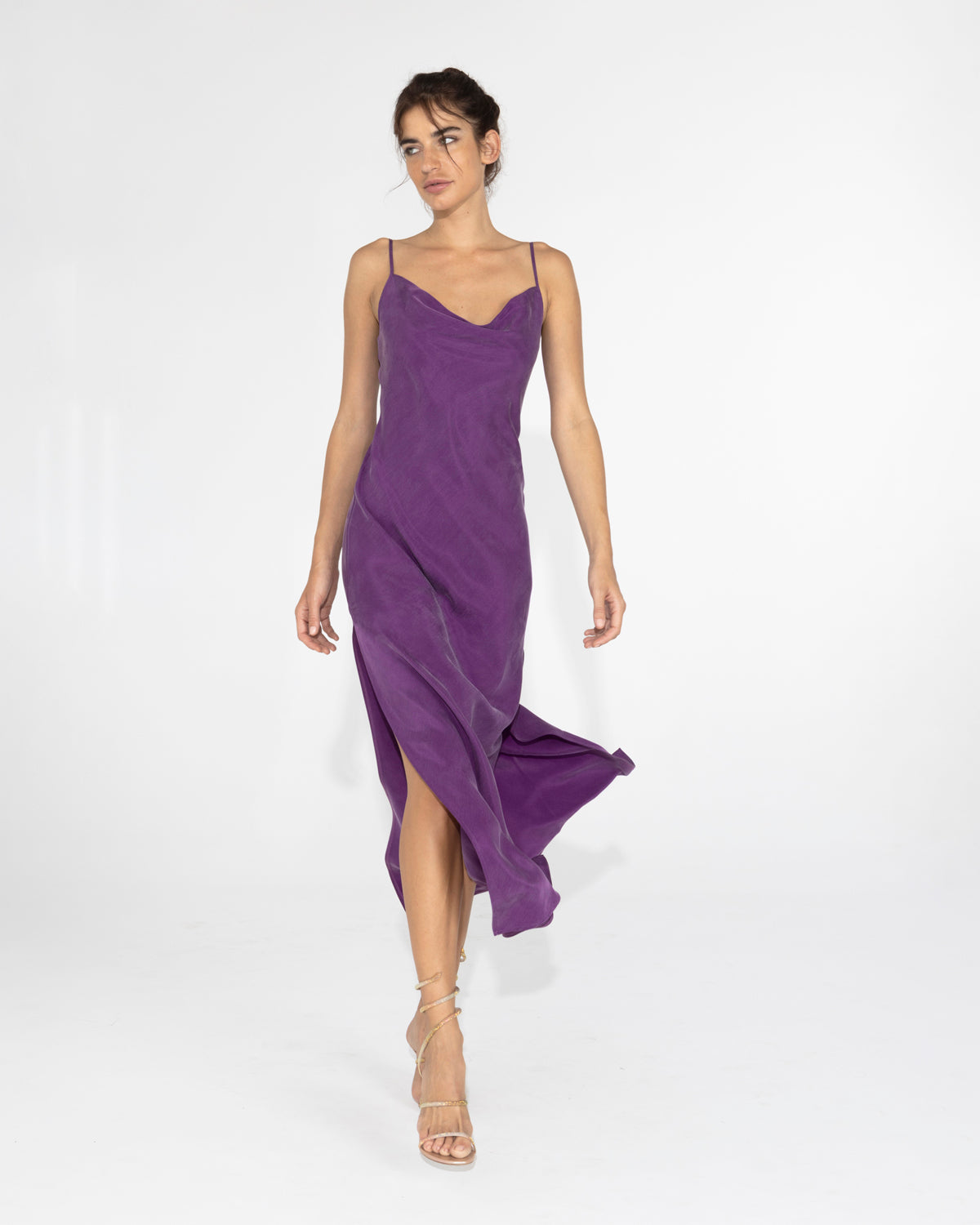 niLuu Women's Slip Dress CHARLOTTE Violet Size L