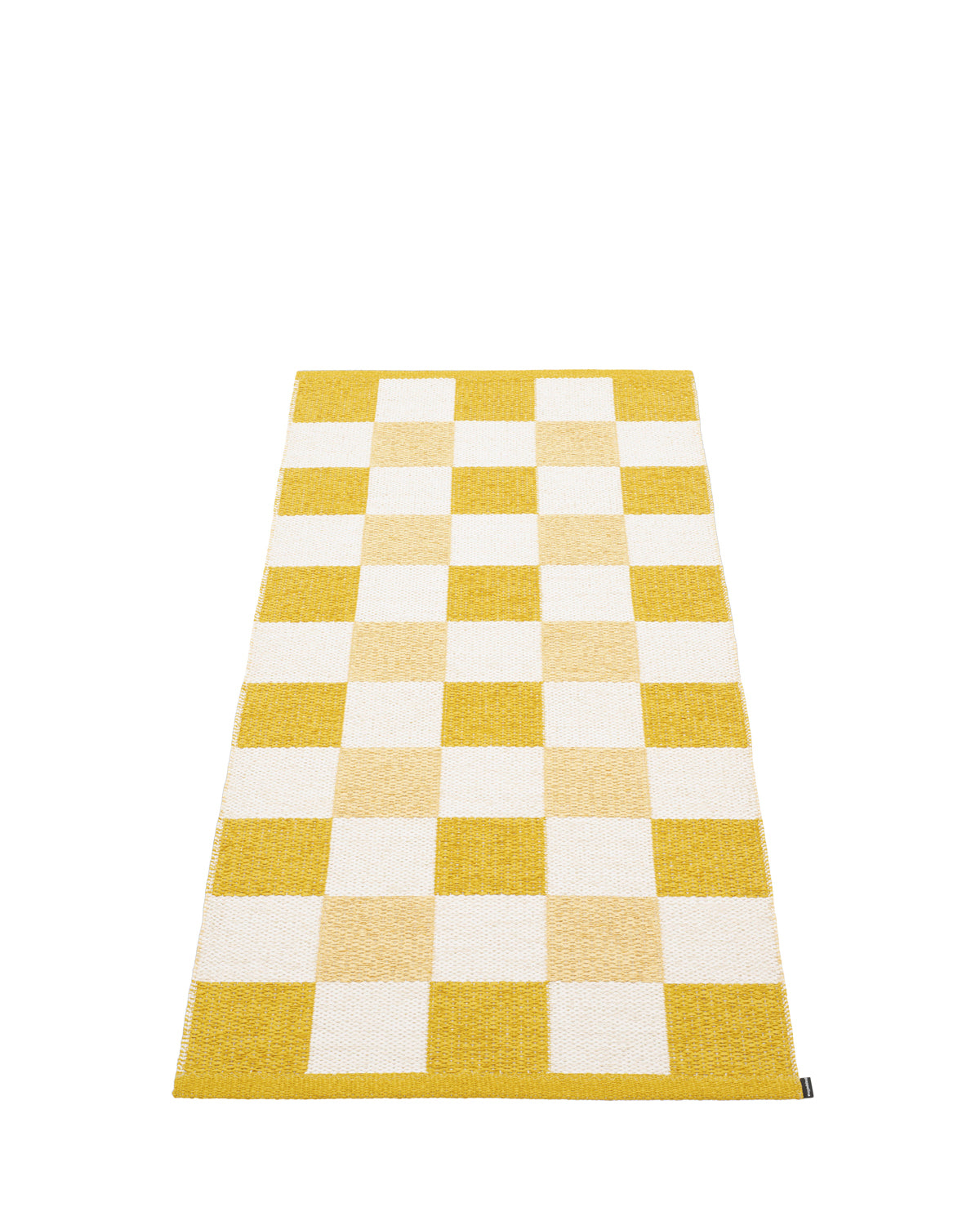 Pappelina Rug PIX Mustard/Vanilla/Pale Yellow 2.25 x 5.25 ft  image 1