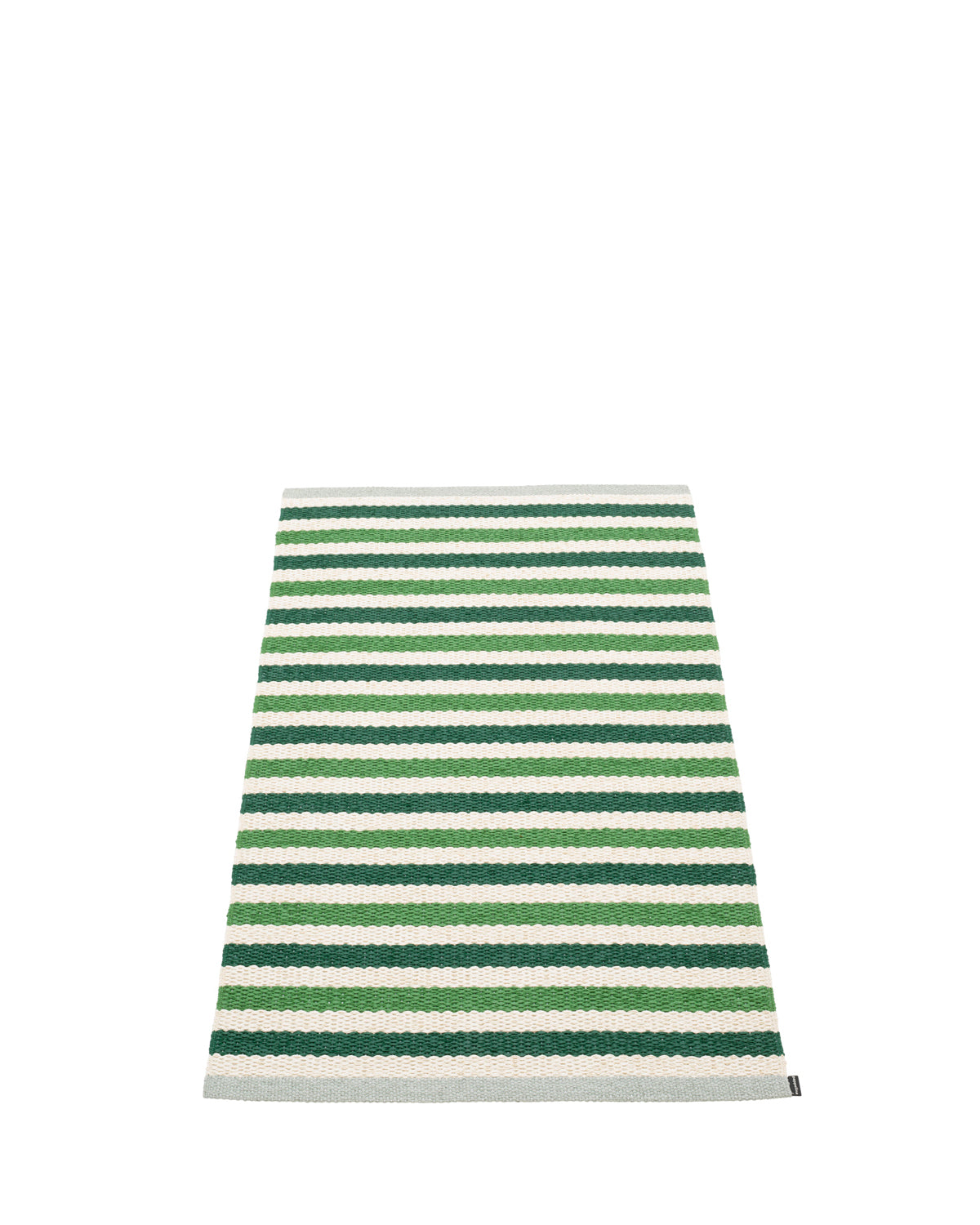 Pappelina Rug TEO Dark Green/Grass Green/Vanilla  image 1