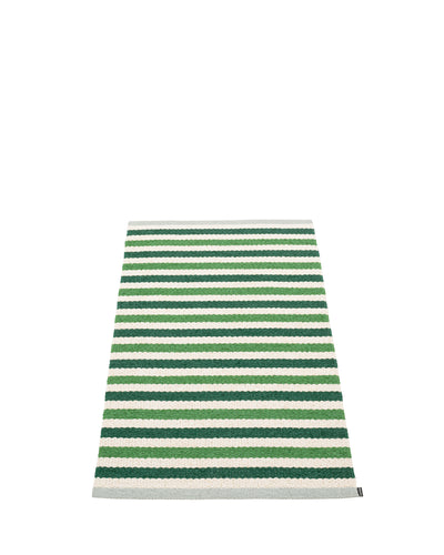 Pappelina Rug TEO Dark Green/Grass Green/Vanilla