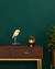 Daqi Desk Lamp BIRD Yellow Ginkgo