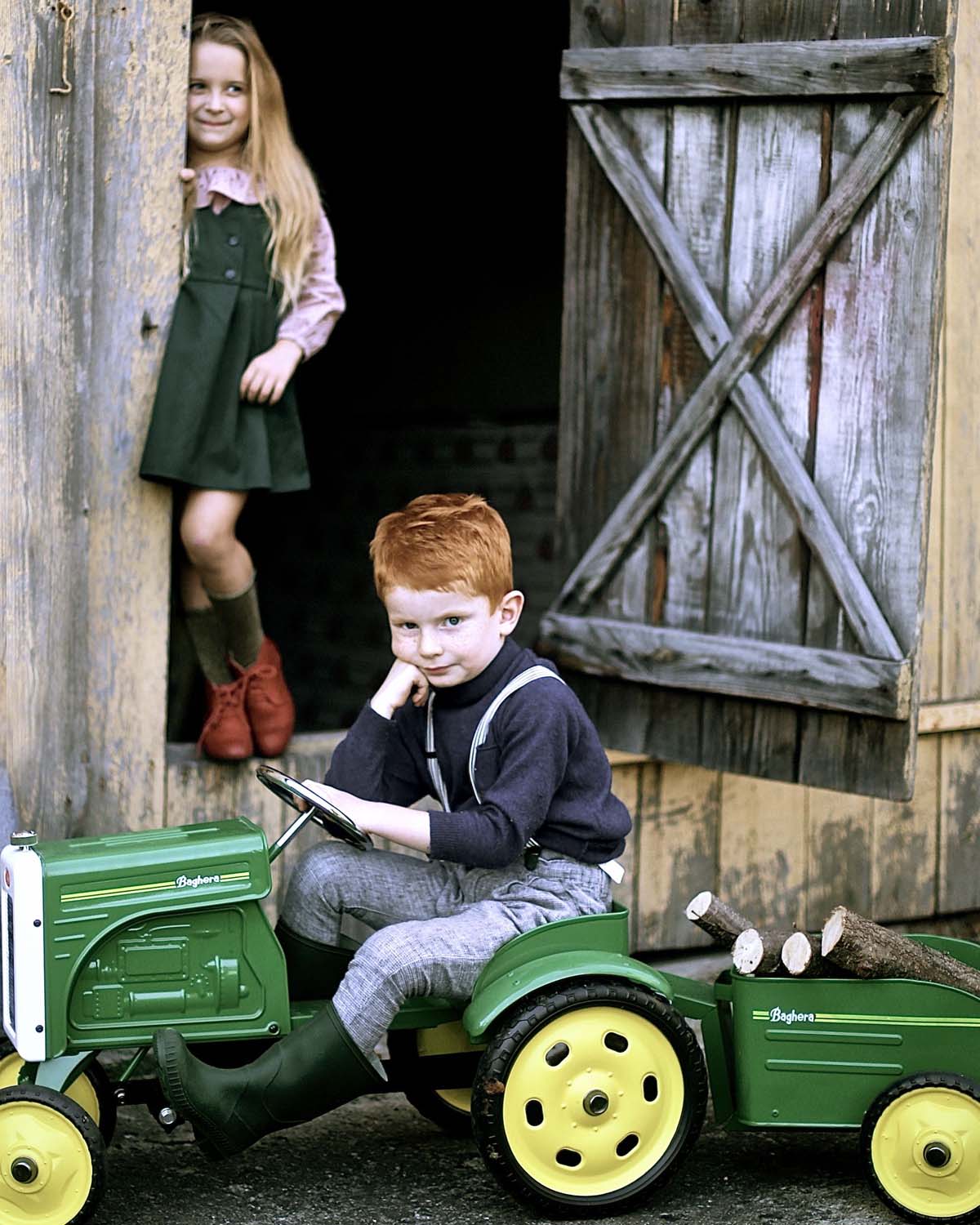 Baghera Ride-On TRACTOR WITH TRAILER