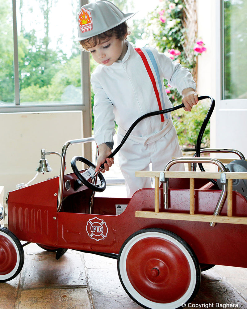 Baghera Ride-On FIREMAN PEDAL CAR Red