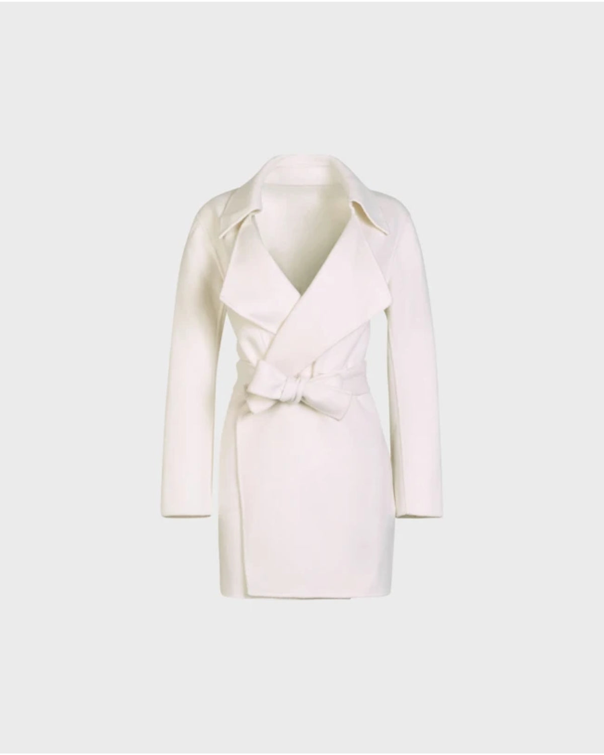 Anne Fontaine Women's Coat DELACROIX Moon White Size L