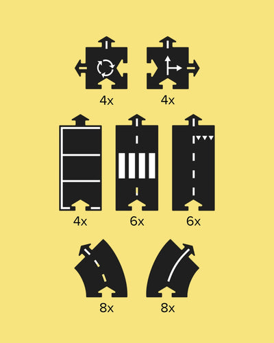 Waytoplay Road Track DELUXE SET Small