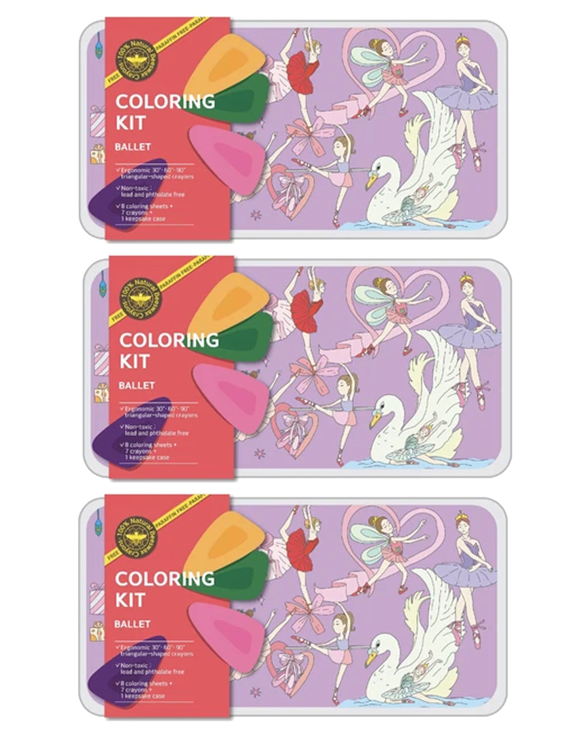 Color Jeu Coloring Kit - 3 units in set - BALLERINA Large