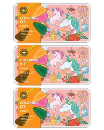 Coloring Kit - 3 Units in Set - Flora Large