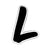 Light Plus Nine Nimix ALPHABETS Black Medium