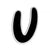 Light Plus Nine Nimix ALPHABETS Black Medium