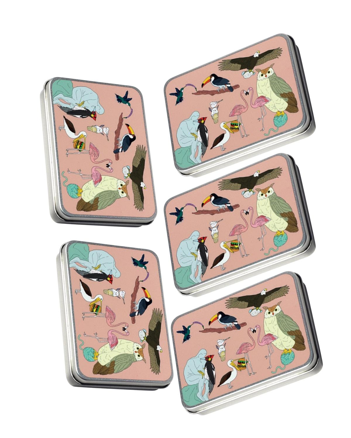 COLOR JEU Coloring Kit - 5 units in set - BIRDS  Small