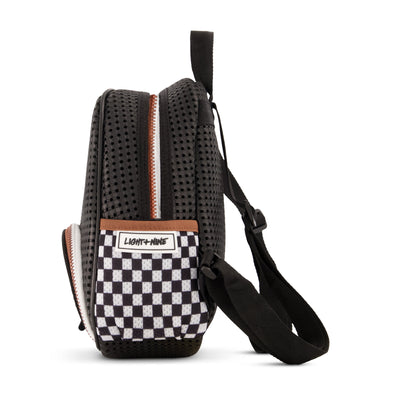 Backpack LITTLE STARTER Checkered Black
