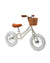 Ride-On Balance Bike Ivory White + Helmet