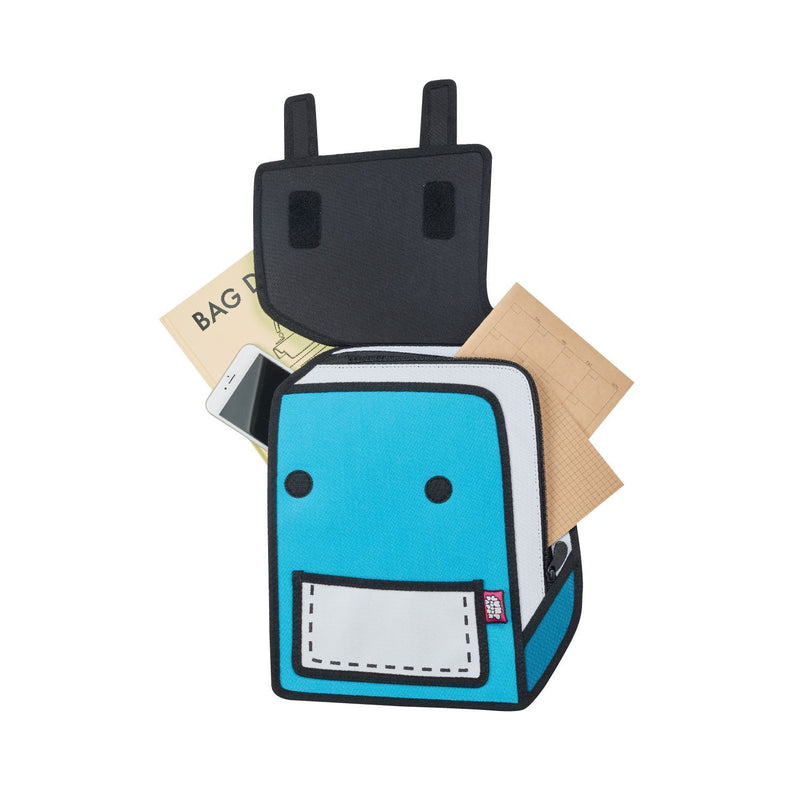 Jump From Paper 2D Backpack SPACEMAN JUNIOR COLOR ME IN Airy Blue