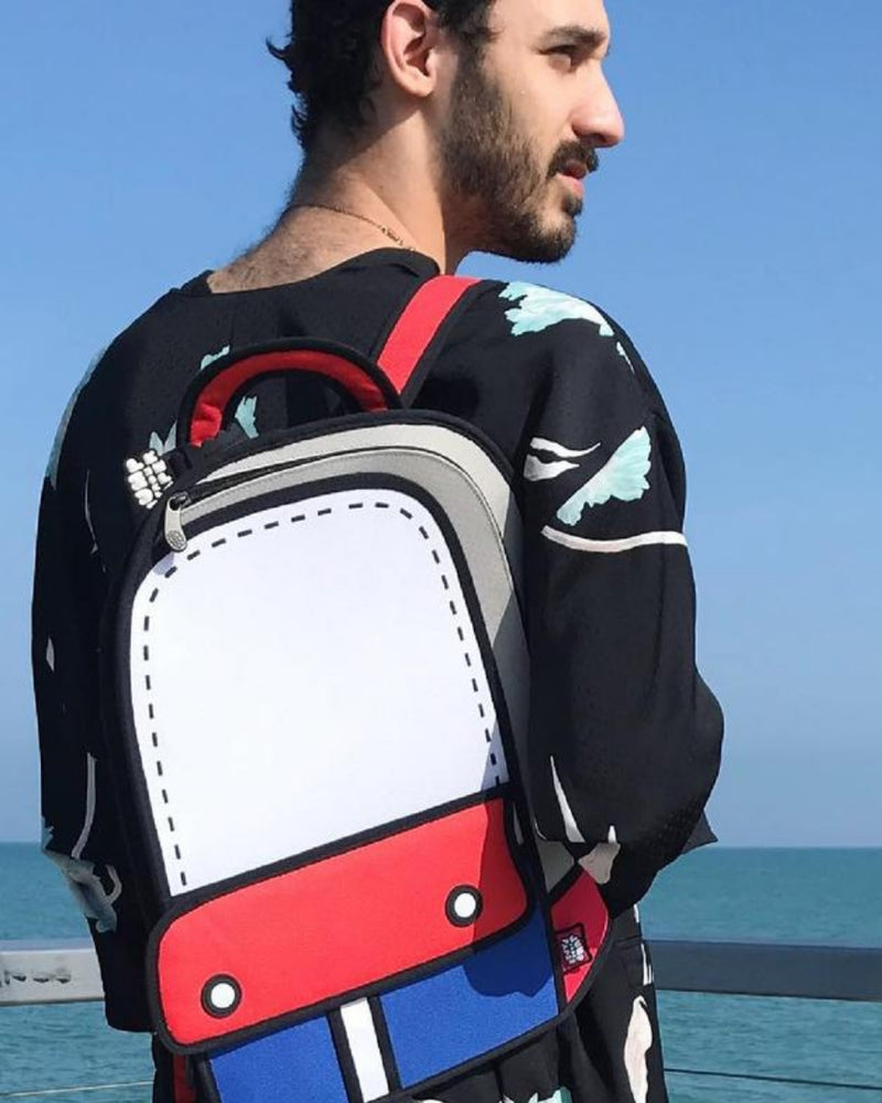 Jump From Paper 2D Backpack ADVENTURE Red