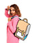 Jump From Paper 2D Backpack SPACEMAN TRIP POP Cantaloupe Image 2